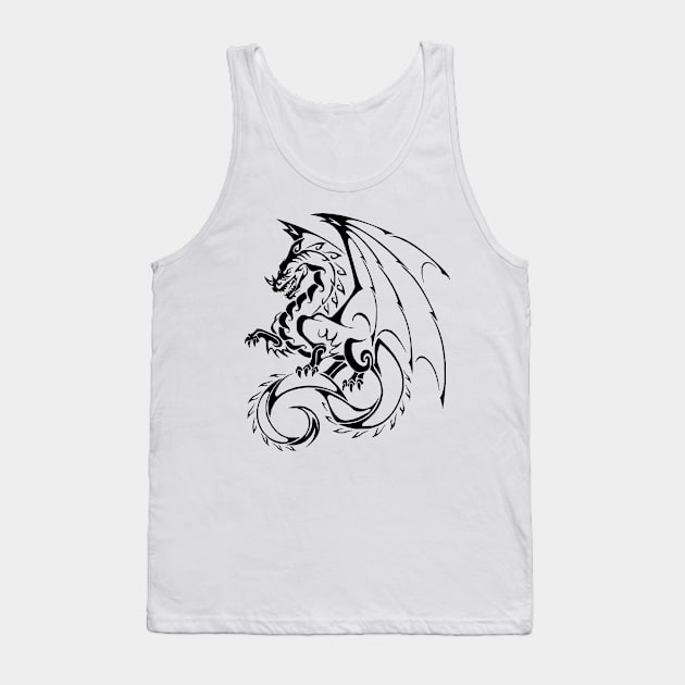 Dragon Tank Top by scdesigns